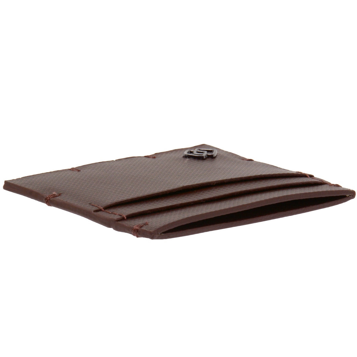 Alpine Swiss Double Diamond RFID Thin Card Case Leather Front Pocket Wallet – Cordoba Brown