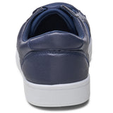 Alpine Swiss David Mens Fashion Sneakers Lace Up Low Top Retro Tennis Shoes – Blue