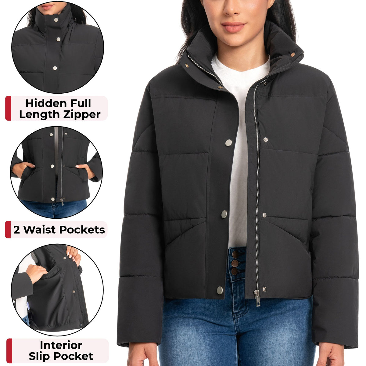 Debra jacket features