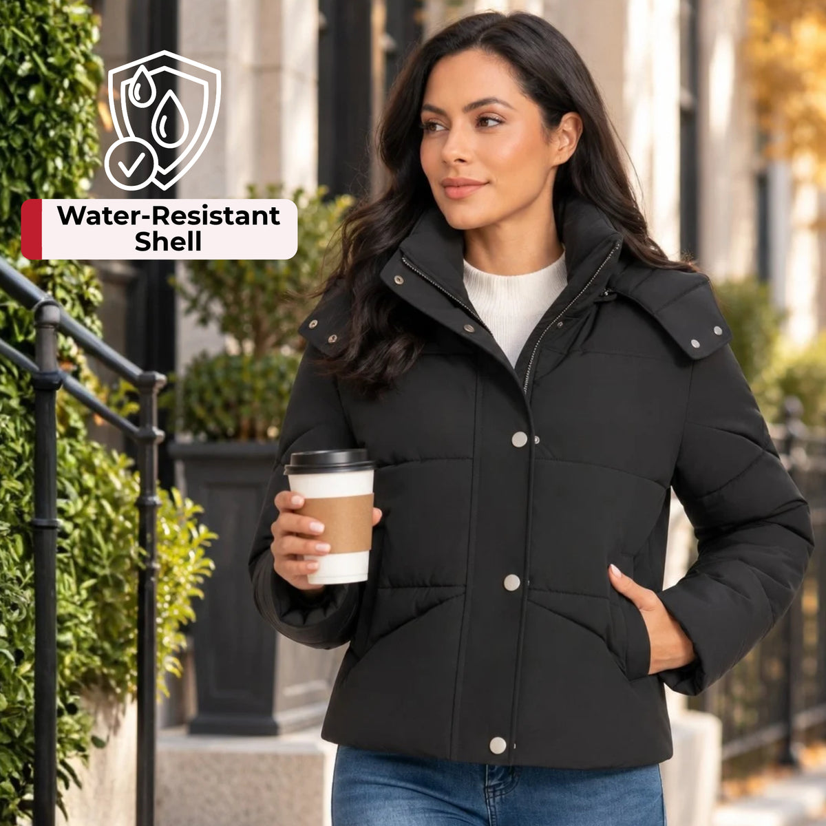 Debra jacket Black lifestyle