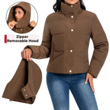 Debra jacket removable hood