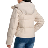 Debra jacket White - hood on
