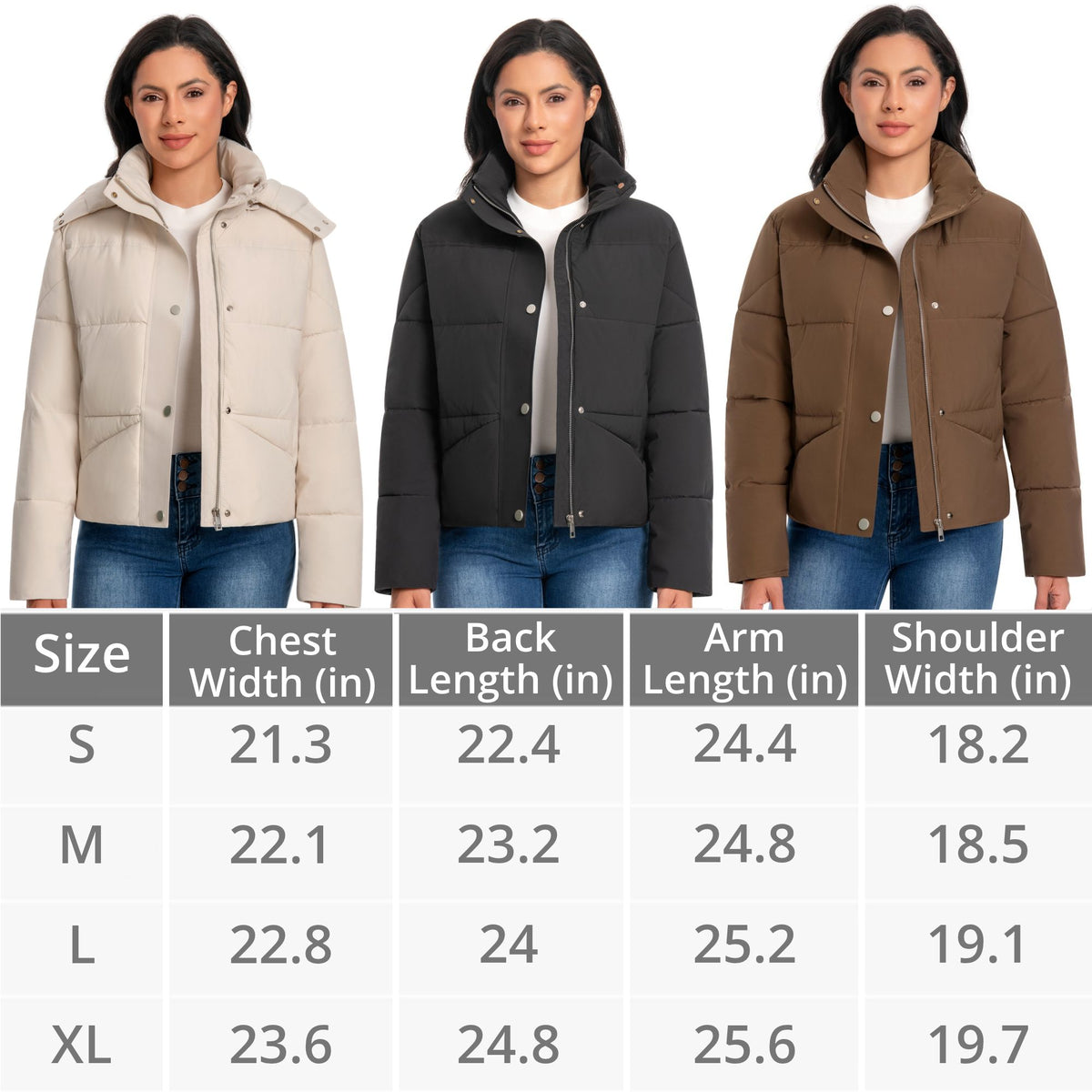 Debra jacket size chart