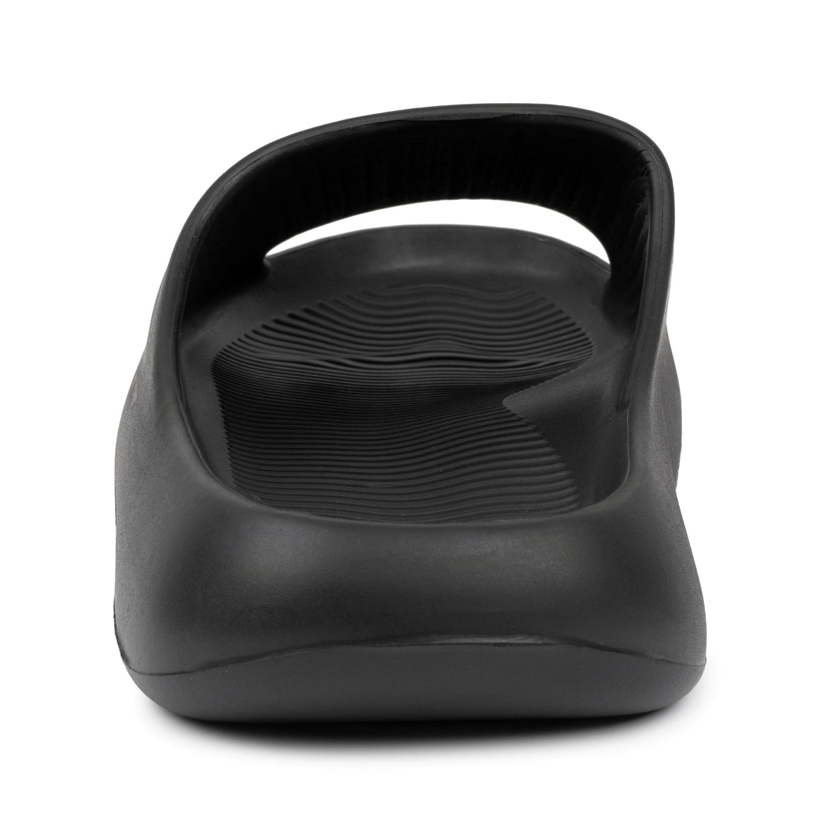 Alpine Swiss Edgar Men's Cloud Slides Ultra-Comfortable Arch Support Pillow Slippers – Black