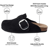 Alpine Swiss Edith Womens Clog Slip On Shoes – Black