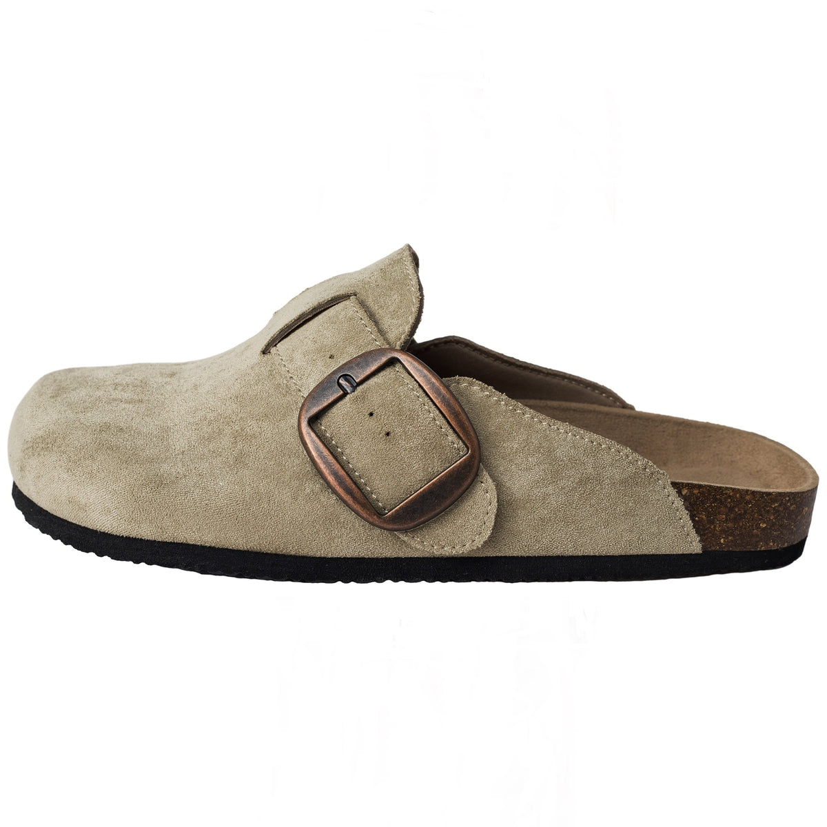 Alpine Swiss Edith Womens Clog Slip On Shoes – Taupe