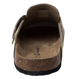 Alpine Swiss Edith Womens Clog Slip On Shoes – Taupe