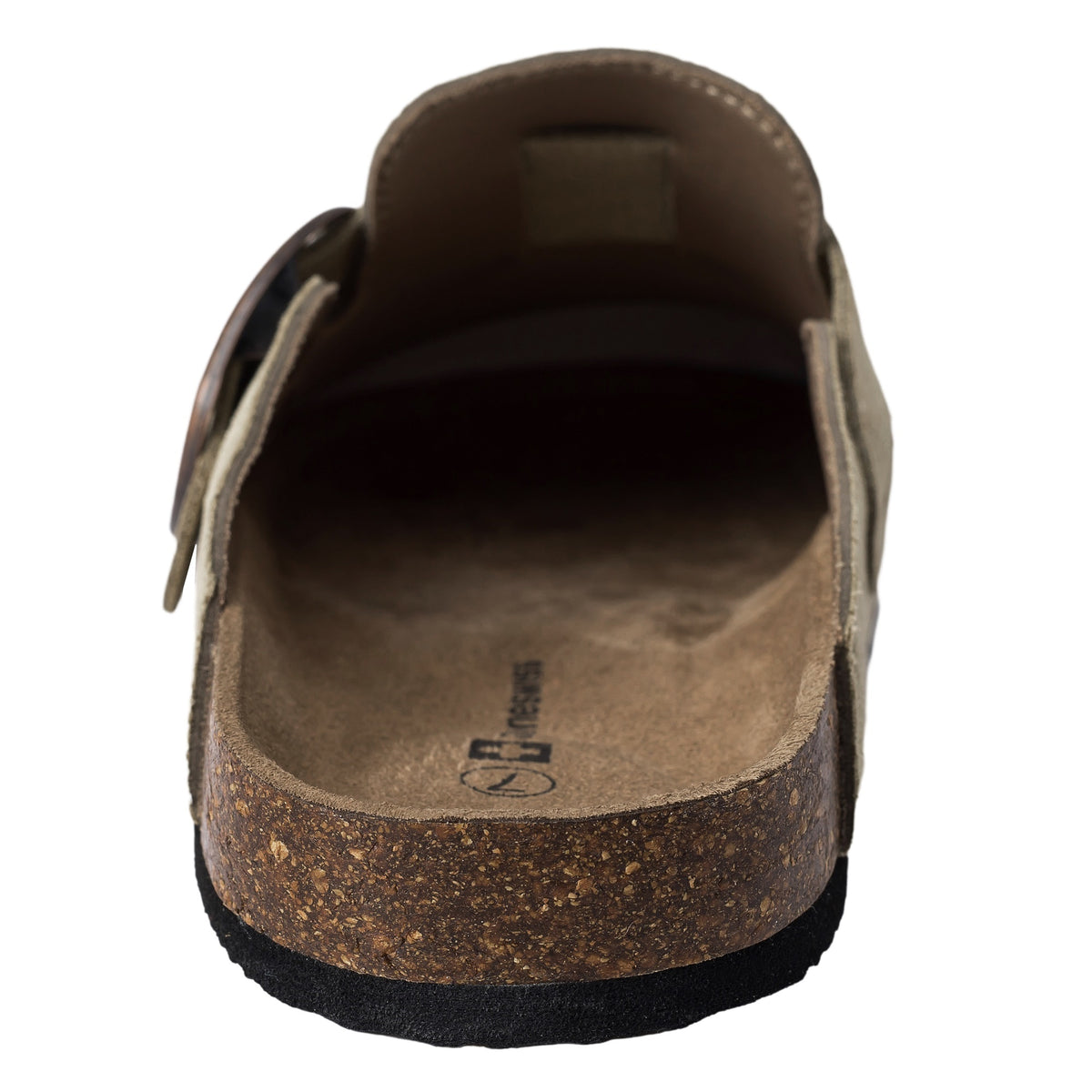 Alpine Swiss Edith Womens Clog Slip On Shoes – Taupe