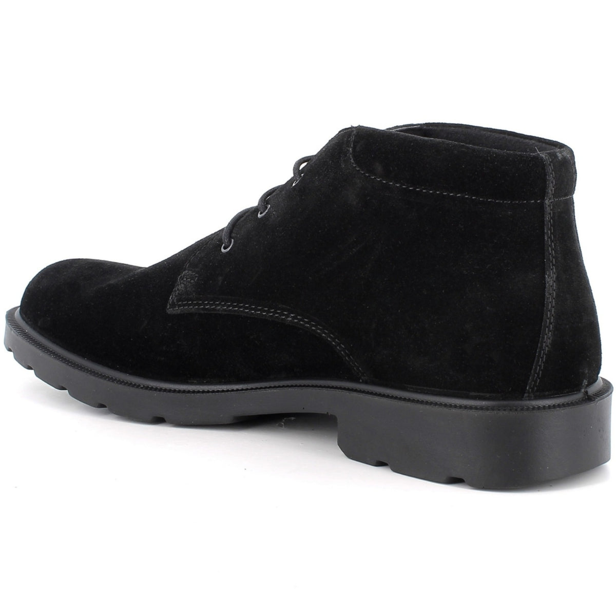 Alpine Swiss Elio Mens Suede Chukka Boots Waterproof Italian Desert Ankle Boots – Black