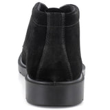 Alpine Swiss Elio Mens Suede Chukka Boots Waterproof Italian Desert Ankle Boots – Black