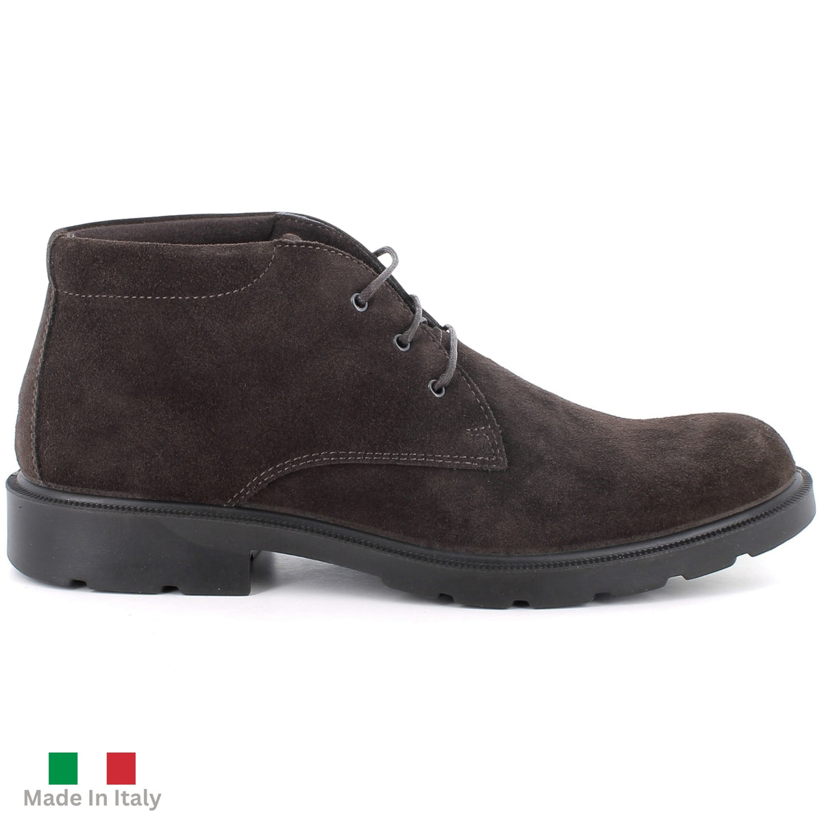 Alpine Swiss Elio Mens Suede Chukka Boots Waterproof Italian Desert Ankle Boots – Brown