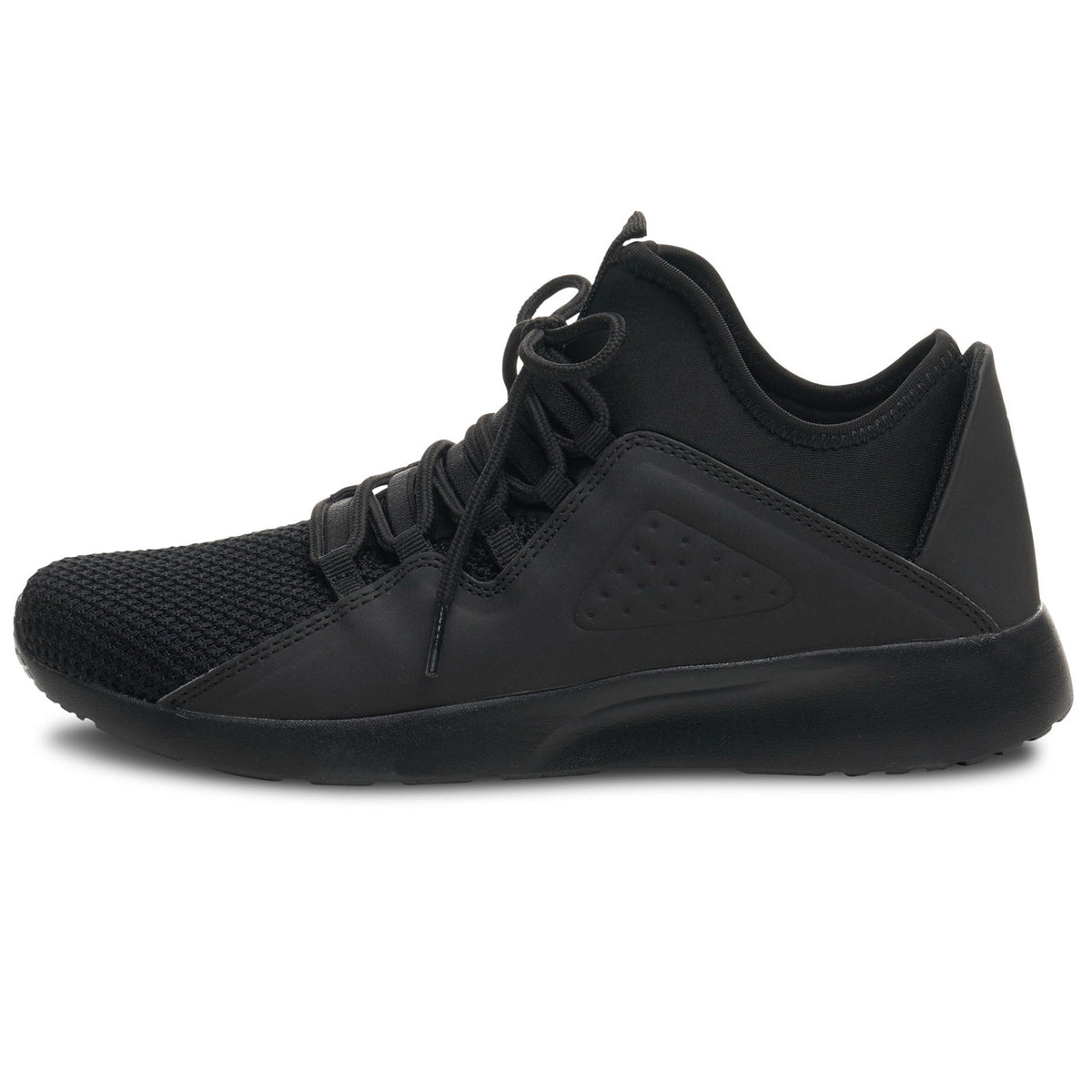 Alpine Swiss Mens Fashion Sneakers Lightweight Knit Top Elastic Sock Tennis Shoe – Black