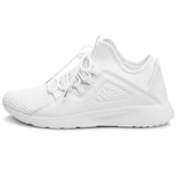 Alpine Swiss Mens Fashion Sneakers Lightweight Knit Top Elastic Sock Tennis Shoe – White