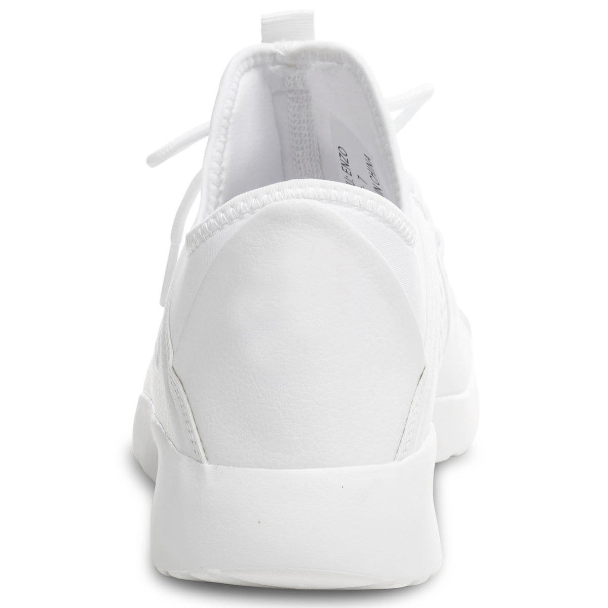 Alpine Swiss Mens Fashion Sneakers Lightweight Knit Top Elastic Sock Tennis Shoe – White