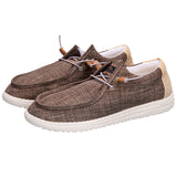 Alpine Swiss Flynn Mens Boat Shoes Lightweight Slip-On Loafers Moc Toe Sailing Deck – Brown
