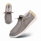 Alpine Swiss Flynn Mens Boat Shoes Lightweight Slip-On Loafers Moc Toe Sailing Deck – Khaki