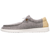 Alpine Swiss Flynn Mens Boat Shoes Lightweight Slip-On Loafers Moc Toe Sailing Deck – Khaki