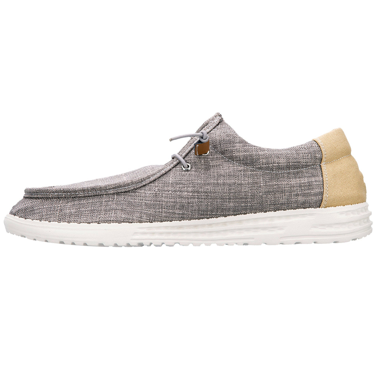 Alpine Swiss Flynn Mens Boat Shoes Lightweight Slip-On Loafers Moc Toe Sailing Deck – Khaki