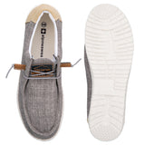 Alpine Swiss Flynn Mens Boat Shoes Lightweight Slip-On Loafers Moc Toe Sailing Deck – Khaki