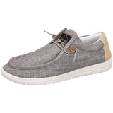 Alpine Swiss Flynn Mens Boat Shoes Lightweight Slip-On Loafers Moc Toe Sailing Deck – Khaki
