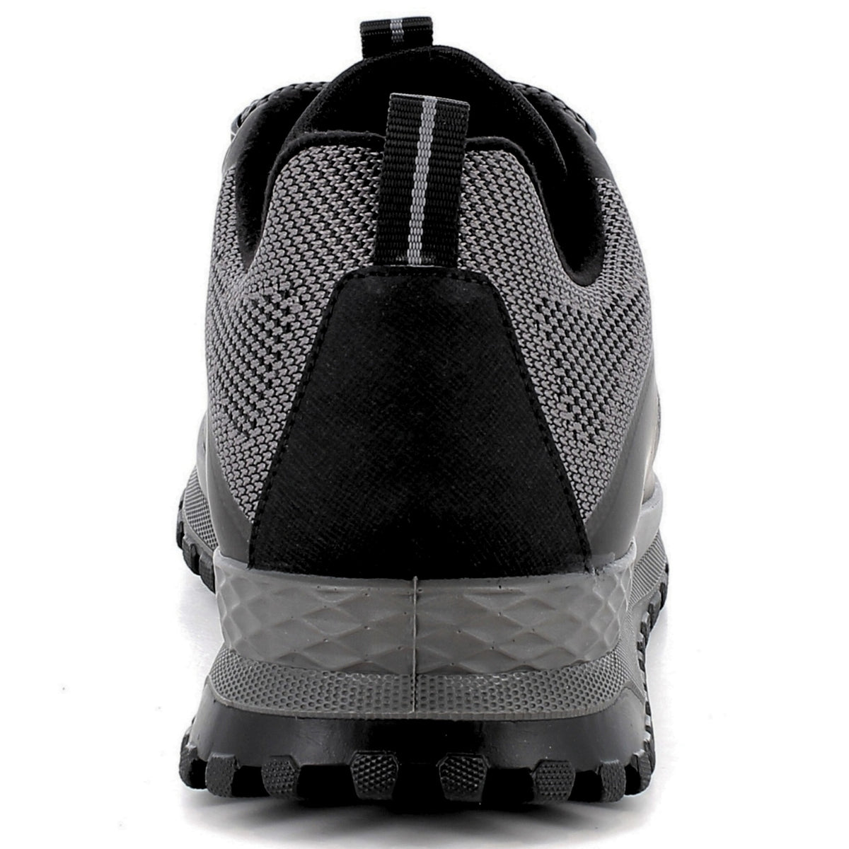 Alpine Swiss Mens Trail Hiking Sneaker Waterproof Made in Italy Athletic Shoes – Black Gray