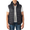 Alpine Swiss Gage Mens Hooded Puffer Vest Down Alternative Packable Vest Jacket – Black