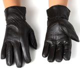 Alpine Swiss Mens Touch Screen Gloves Leather Thermal Lined Phone Texting Gloves – Brown