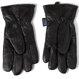 Alpine Swiss Mens Touch Screen Gloves Leather Thermal Lined Phone Texting Gloves – Brown