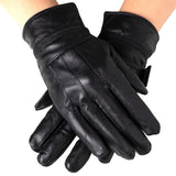 Alpine Swiss Womens Touch Screen Gloves Leather Phone Texting Glove Thermal Warm – Black