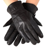 Alpine Swiss Womens Touch Screen Gloves Leather Phone Texting Glove Thermal Warm – Brown