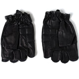 Alpine Swiss Mens Fingerless Gloves Genuine Leather for Workout Training Riding – Black