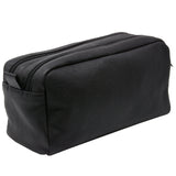 Alpine Swiss Sedona Toiletry Bag Genuine Leather Shaving Kit Dopp Kit Travel Case – Black