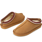 Alpine Swiss Haley Womens Fuzzy Slippers Warm Faux Fur Clog Slipper House Shoes – Chestnut