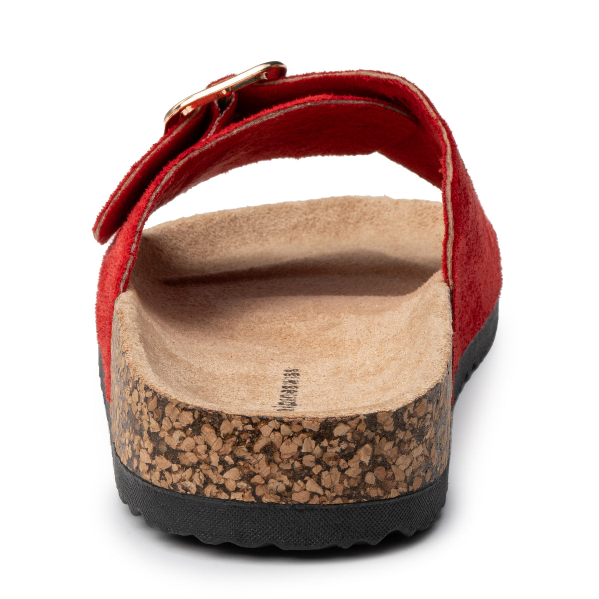 Alpine Swiss Heidi Women's Slide Sandals – Red