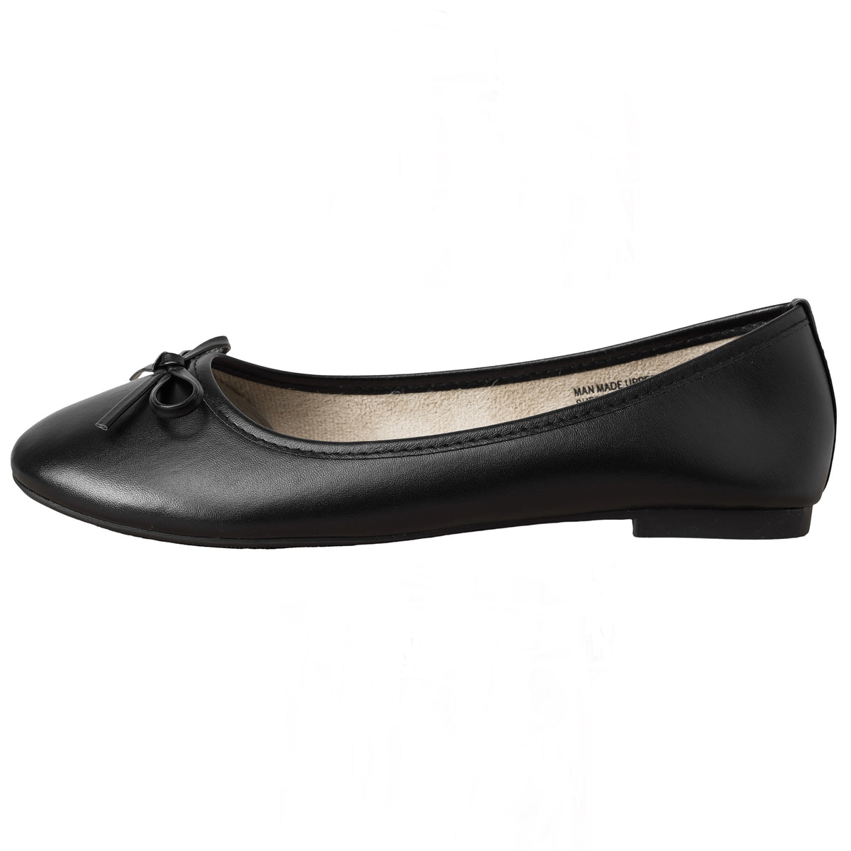Alpine Swiss Iris Womens Ballet Flats Classic Bow Slip On Comfortable Shoes – Black