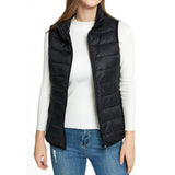 Alpine Swiss Jodie Womens Puffer Vest Warm Light Down Alternative Insulated Vest – Black