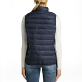 Alpine Swiss Jodie Womens Puffer Vest Warm Light Down Alternative Insulated Vest – Navy