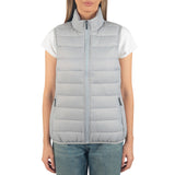 Alpine Swiss Jodie Womens Puffer Vest Warm Light Down Alternative Insulated Vest – Gray