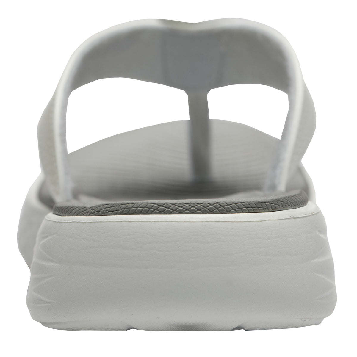 Alpine Swiss Katie Womens Flip Flops Outdoor Walking Thong Sandals Anti-Slip – Gray