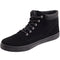 Alpine Swiss Keith Mens High Top Fashion Sneakers Casual Lace Up Shoes Boots – Black