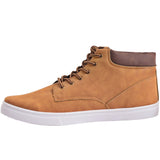 Alpine Swiss Keith Mens High Top Fashion Sneakers Casual Lace Up Shoes Boots – Tan