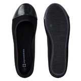 Alpine Swiss Kelly Women’s Ballet Flats – Black