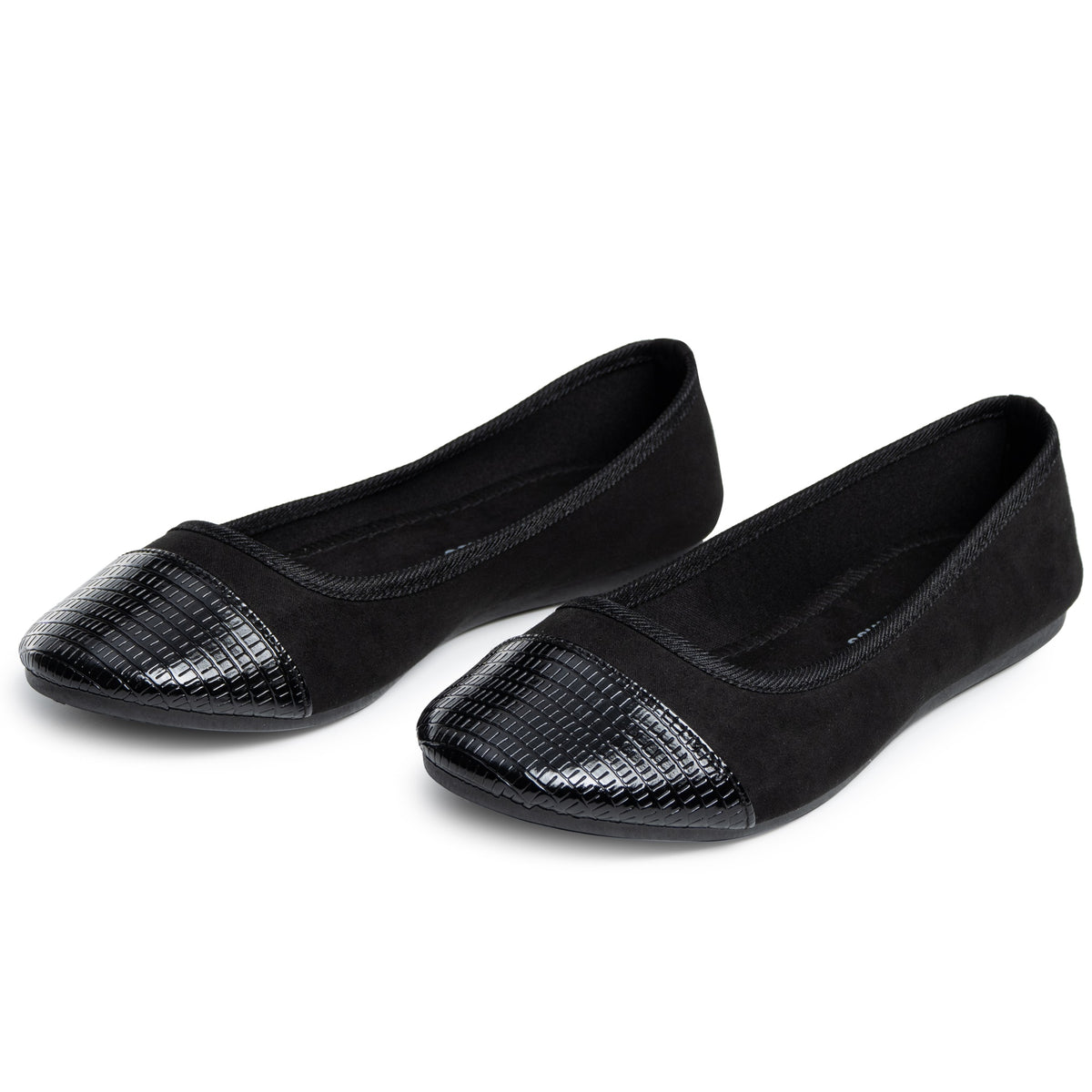 Alpine Swiss Kelly Women’s Ballet Flats – Black