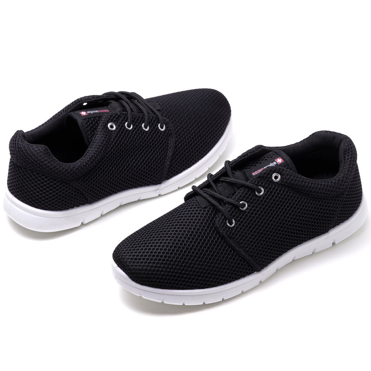 Alpine Swiss Kilian Men's Walking Shoes – Black
