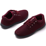 Alpine Swiss Kilian Men's Walking Shoes – Burgundy