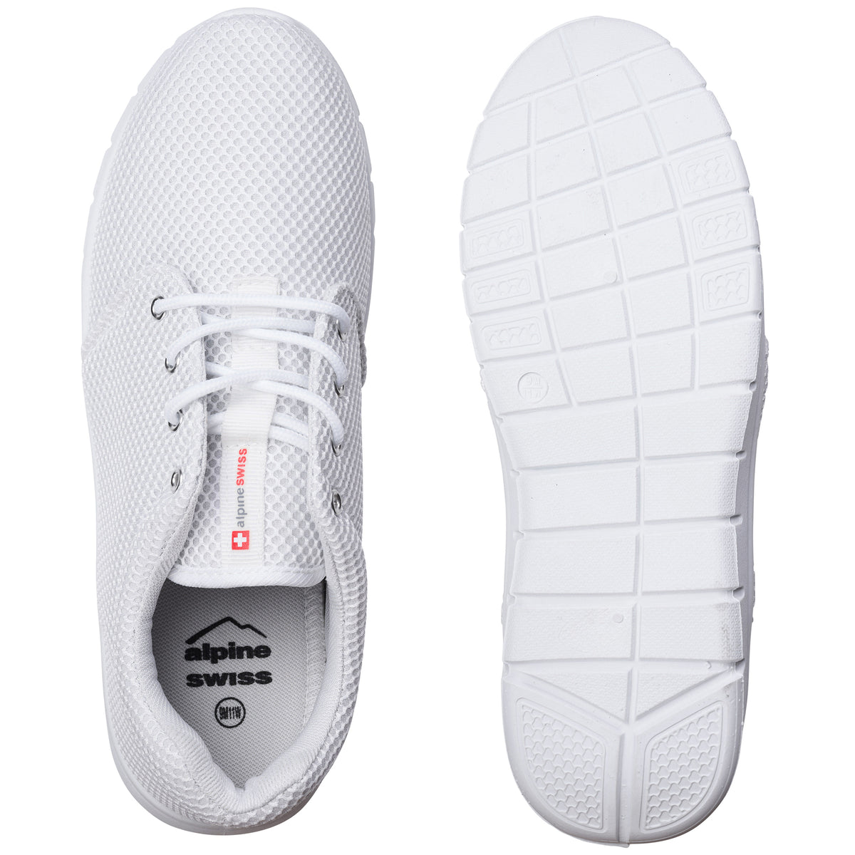 Alpine Swiss Kilian Men's Walking Shoes – White