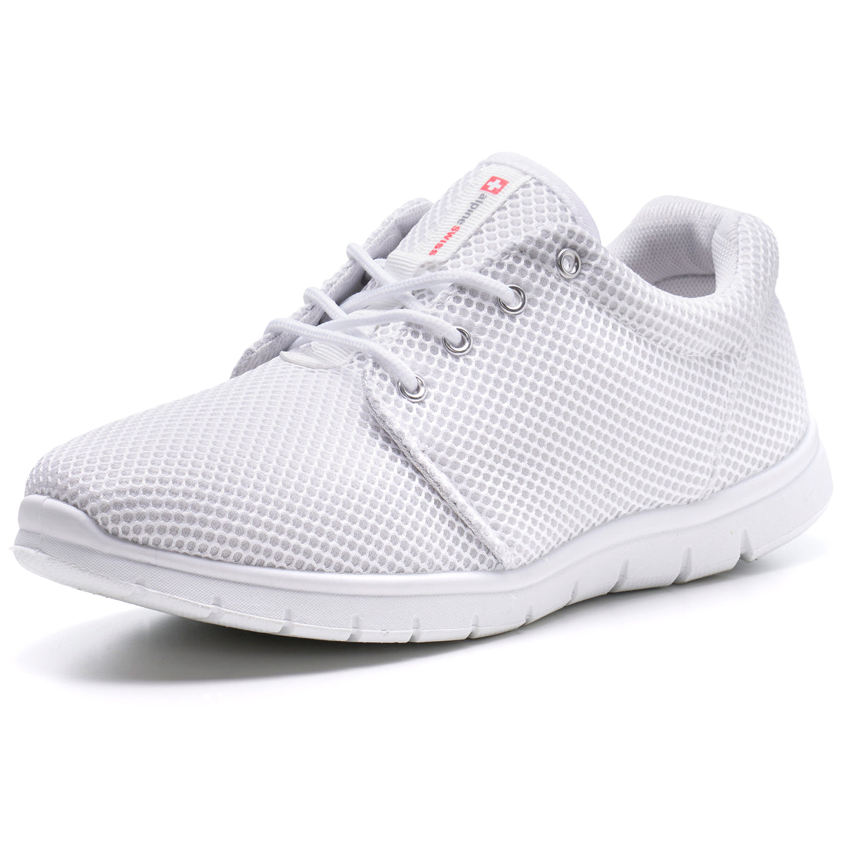 Alpine Swiss Kilian Men's Walking Shoes – White