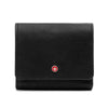 Alpine Swiss Womens Trifold Wallet RFID Blocking ID Window Coin Pouch Wallet – Black