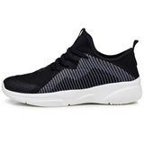 Alpine Swiss Kyle Mens Fashion Sneakers Lightweight Casual Athletic Tennis Shoes – Black