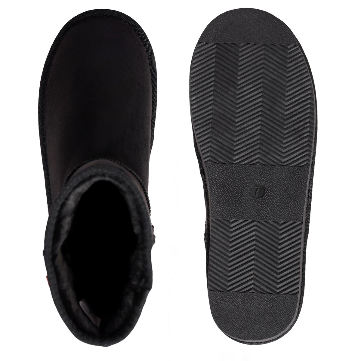 Alpine Swiss Laura Women's Short Winter Boots – Black